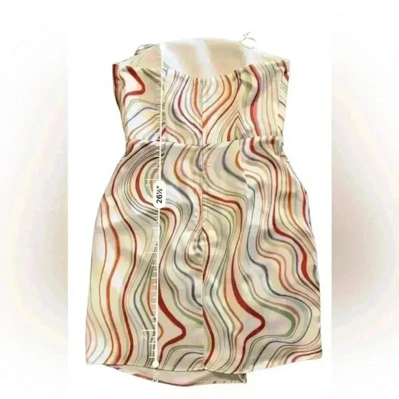 C/MEO Collective My Way Rainbow Mini Strapless Dress Size Small NWT - Picture 8 of 8